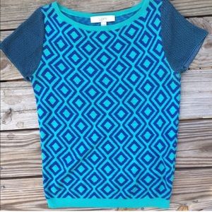 LOFT xs short sleeve sweater